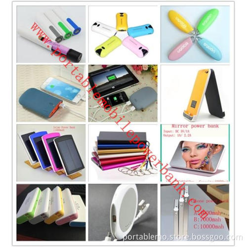 White external Portable Mobile Power Bank 12000mah For Iphone / Ipad